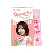 Teazen Kombucha Persikų 10 maišelių/3 dėžutės Peach 10 Sticks/3box