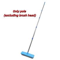 Heavy Duty Deck Scrub Brush Stainless Steel Heavy Duty Wire Brush  Deck Cleaning 1.2m sidabras