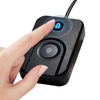 Fingerprint Scanner for Windows 11/10 Hello One-Click Lock Screen Biometric Portable USB Fingerprint Logger for PC Laptop