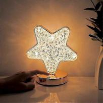 Moon lamp, 3 color modes Touch Lunar Lamp, Crystal Table lamp for children Flickrum Ramadan decoration