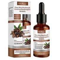 Clove Mint Mouthwash, 30ml Clove Mint Mouthwash, Whitening Mint Mouthwash, Fresh Breath, Mild Alcohol-free Fomula