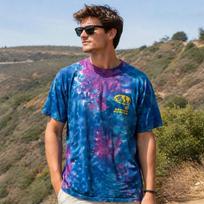 PacSun Decent Humans Tie Dye Graphic T-Shirt Unisex Size M Multicolor 3XL