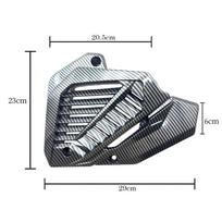 Anglies pluošto motociklo radiatoriaus dangtelis apsauga Honda Click 125i/150i 125 V2 ABS Motociklo priedai juoda