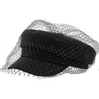 Wabjtam Beret Hats For Women Pu Leather Newsboy Fiddler Cap With Veil Casual Baker Boy Captain Hat