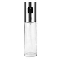 100 ml alyvuogių aliejaus purškimo butelis permatomas stiklinis stumdomas aliejaus butelio dozatorius Nešiojami kepsninės virtuvės įrankiai