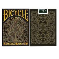 Bicycle Aureo žaidimo kortų kaladė, pokerio dydžio, kortų žaidimams, magijos triukams, rekvizitai juoda