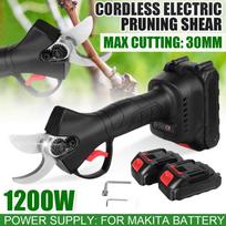 30 mm 600 W belaidės elektrinės žirklės genėjimo žirklės Medžių šakų genėtuvės sodo įrankiai su 7500 mAh 1/2 baterija Only machine