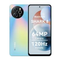 Atnaujintas Blackview SHARK 8 Išmanusis Telefonas Android13 G99 Mobilusis Telefonas 6.78'' 120Hz 2.4K Ekranas 16GB 256GB 64MP Mobilusis Telefonas 8+128 mėlyna