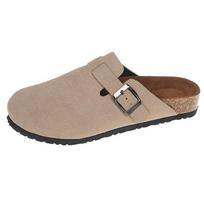 Fashion Comemore Sandals Women 2025 Mules Slippers Retro Suede Sandals Solid Color Men Women's Shoes Light Comfortable Slipper Clogs 45 35 smėlis