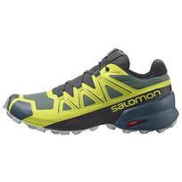 Salomon Speedcross 5 Comfortable Fabric Durable Low-Top Trail Running Shoes Men sneaker Black Yellow 416096 46⅔