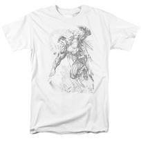 DC Comics - Superman - Pencil City To Space - Adult T-Shirt 2XL