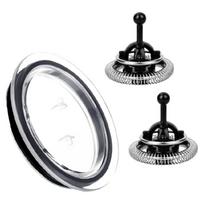 Milk Frother Replacement Accessories Set with 2 Whisks And Lid Electric Frothing Tool Components Milk Frother Machine 1