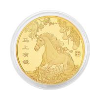 2026 Year Of The Horse Coin Gold Traditional Success Collectibles Chinese Horse Mascot Ornament for Cars Bags Shop Window School