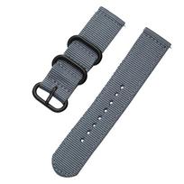 20mm 22mm watch strap For Samsung Galaxy watch 7/4/6/classic/5 pro/Gear S3/amazfit Nylon loop bracelet Huawei GT 2E/3/Pro/4 band 18mm pilka spalva