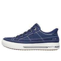 Skechers Arch Fit Arcade - See Ya There Comfortable Fashion Versatile Trendy Low-Top Training Shoes Women sneaker Navy-Blue 177197-NVY 35
