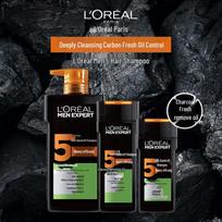 L'Oréal Men's Anti-Dandruff Charcoal Oil Control Shampoo