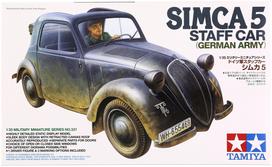 Tamiya Military Miniature Series 321 German Army Staff Car Simca 5 Plastic Model Kit 35321 1/35 No.