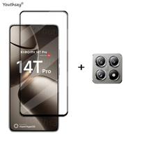 6in1 Cover Glass For Xiaomi 14T Pro Tempered Glass Xiaomi 14T Pro Screen Protector HD Protective Phone Lens Film Xiaomi 14T Pro For Xiaomi 14T Pro