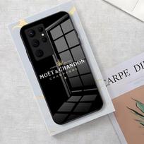 Champagne M-Moet C-Chandon Phone Case For Samsung S26 S25 Edge Ultra S23 S22 S21 S20 Plus S24 Fe Glass Cover Galaxy S24