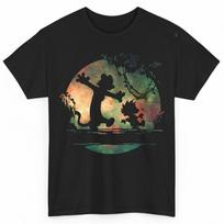 Calvin And Hobbes Galaxy 90s Comics Fan Vintage T-Shirt Men Women Unisex S To 4XL New Spring/Summer Arrivals S įvairiaspalvis