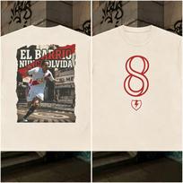 Rayo Vallecano Oscar Trejo T-shirt 2026 Summer New Men's Women's Gothic Hip Hop Oversized Cotton T Shirt Street Y2K 4XL