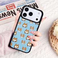 Cartoon Welsh Corgi Dog Phone Case For IPhone 17 16e 15 14 13 12 11 Pro Max Air Mini Soft Protective Cover iPhone 16 Plus