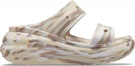 Crocs Classic Crush Marbled Sandal 208235 |M12 I Eu 46-47| Bone/Multi
