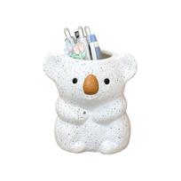 Multi-function Koala Pen Holder Plastic Makeup Brush Cylinder Koala Storage Box  Student Koala