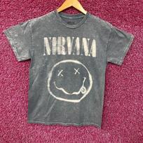 Nirvana Nevermind Dead Smiley Gray T-Shirt Medium XXXXL