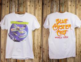 Vintage Blue Oyster Cult Club Ninja World Tour Concert T Shirt 1986 White XXXL