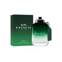 COACH Leisurely Green Rhyme Men's Perfume Woody Fruity Fragrance Eau de Toilette EDT // Rosemary Geranium 100ml gift bag without gift box žalia