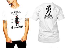 Samurai T-Shirt Japanese Shogun Assassins Bushido Anime Musashi Katana tee S
