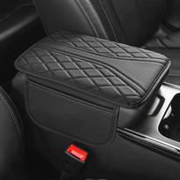 1pc Car Armrest Cushion with Side Storage Pocket, Fit Vehicle Interior Accessory, Vehicle Storage Solution | Stylish Armrest Cushion
