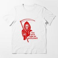 Adult tee tops teenager teeshirt Bill  Ted  Death Battleship Essential T Shirt brand casual short sleeve for summer tshirt S