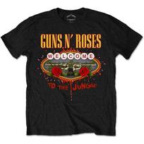 Rockoff Trade Men's Guns N' Roses Welcome to The Jungle T-Shirt, Black, Large 4XL
