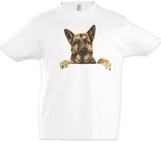 German Shepherd Boys kids boys T-Shirt Dog Dogs Lover Dawg Deutscher Schäferhund Addicted 100