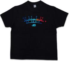 DB Meter II Kids Boys kids boys T-Shirt Decibel Music Radio Record Vinyl Stereo Studio 130