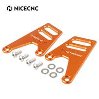 For KTM 690 Enduro/SMC/R 2008-2024 Husqvarna 701 Enduro SM Supermoto 16-2024 Heel Guard Cover Protector Rack-less Bags Brackets oranžinė