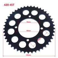 420 Chains 45T Motorcycle Chain Sprockets Rear Back Sprocket Cog For 110cc 125cc 140cc Dirt Pit Bike