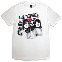 The Libertines Unisex T-Shirt: RIP Flag Xerox (White) (Medium) 3XL