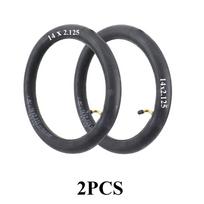 2pcs 14x2.125 Butyl Rubber Inner Tube With A Bent Valve Stem For Electric Bicycle E-Bike Tires Electric Bike Parts Accessory