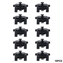 10Pcs Black Car Front Fender Liner Bumper Cover Rivet Fastener Clip for Toyota CHR Camry Corolla Prius Lexus Highlander juoda