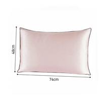 Hot Sale Pillowcase Mulberry Silk Pillow Cover Silky Satin Hair Beauty Pillow Case Comfortable Breathable Pillow Case Home Decor rožinė