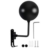 Wall Mount Helmet Holder Motorcycle Electric vehicle Bike Helmets Storage Rack Coats Caps Hook 180° Rotation Hanger Steel juoda