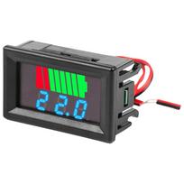 Car Battery Charge Level Indicator  Capacity Meter Tester 12V 24V 36V 48V 60V 72V Battery Monitor Auto Identify