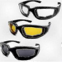 3 Pairs Motorcycle Goggles with Padding UV Wind Dust Protection for Riding
