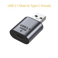 USB 3.1 to USB 3.1/Type C Adapter Mini Male Female Converter USB3.1 Gen 2 Charging Data High Speed Transfer Connector 10Gbps