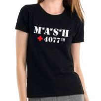 Mash M*A*S*H Inspired 4077th US Army Fanshirt Fan Retro Women Girlie T-Shirt Mens Womens Tees Top XL