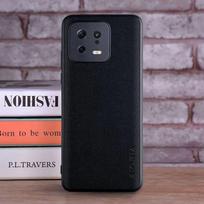 Dėklas Xiaomi 13 Lite 5G coque Prabangus tekstilinis Odinis telefono dangtelis funda for Xiaomi 13 Lite dėklas capa for Xiaomi 13 Lite juoda