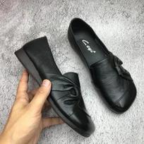 Women Lefu Flat Shoes Women Comfort Non-slip Soft Oxford Solid Color Mom's Shoes New Fashion Leather Flat Footwear Spring Summer 35